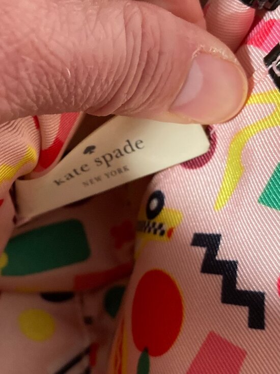 Kate Spade Darcel Tobyn Striped Apple Convertible Crossbody Bag - Picture 9 of 10